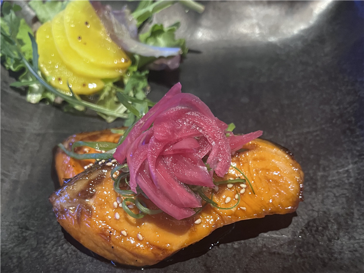 salmon teriyaki